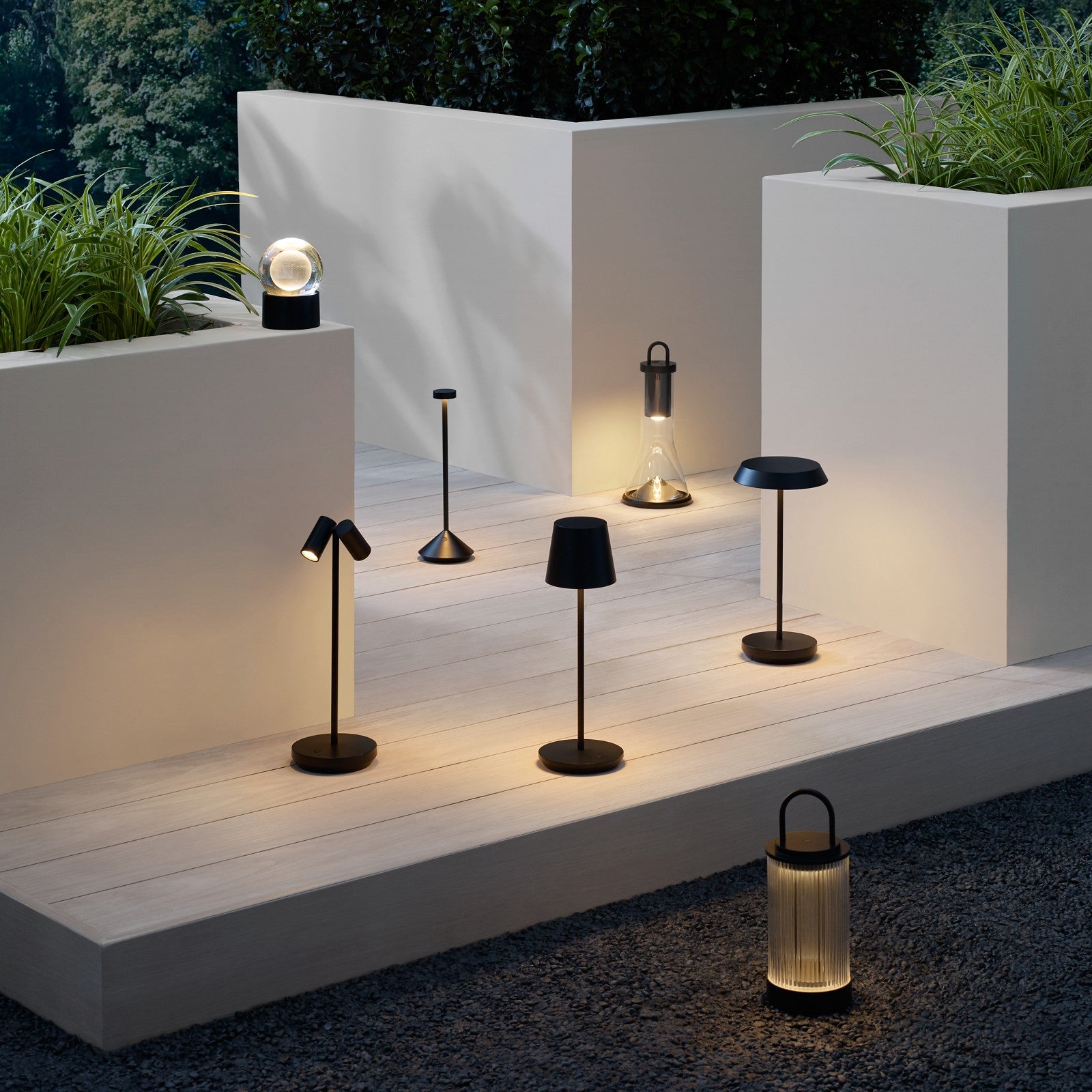Doppia Accent Rechargeable Table Lamp - Visual Comfort Modern 31