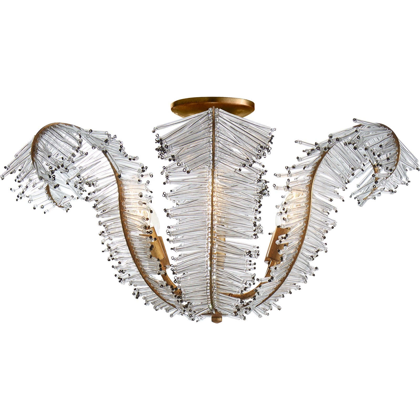 Calais Large Semi-Flush - Visual Comfort Ceiling Lights