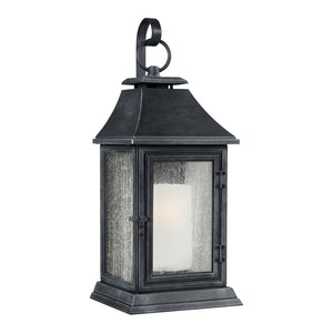 Shepherd Extra Large Lantern Dark Weathered Zinc - Visual Comfort Outdoor Lighting