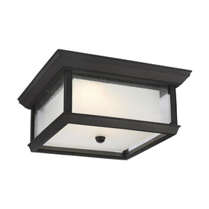 McHenry LED Flush Mount Textured Black Bulbs IIncluded - Visual Comfort Outdoor Lighting