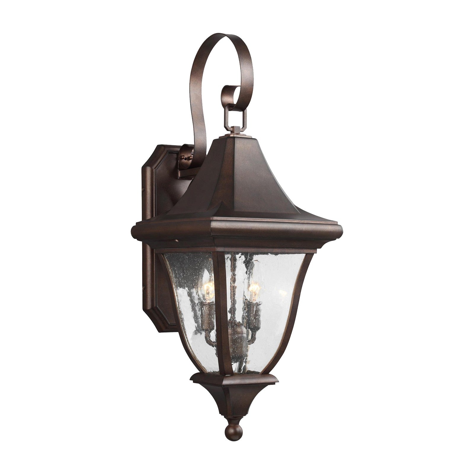 Oakmont Medium Lantern Patina Bronze - Visual Comfort Outdoor Lighting