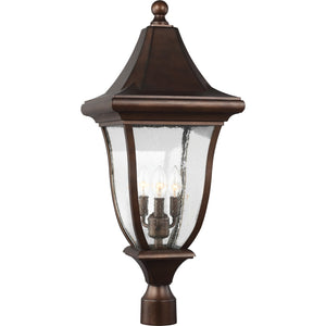 Oakmont Post Lantern Patina Bronze - Visual Comfort Outdoor Lighting