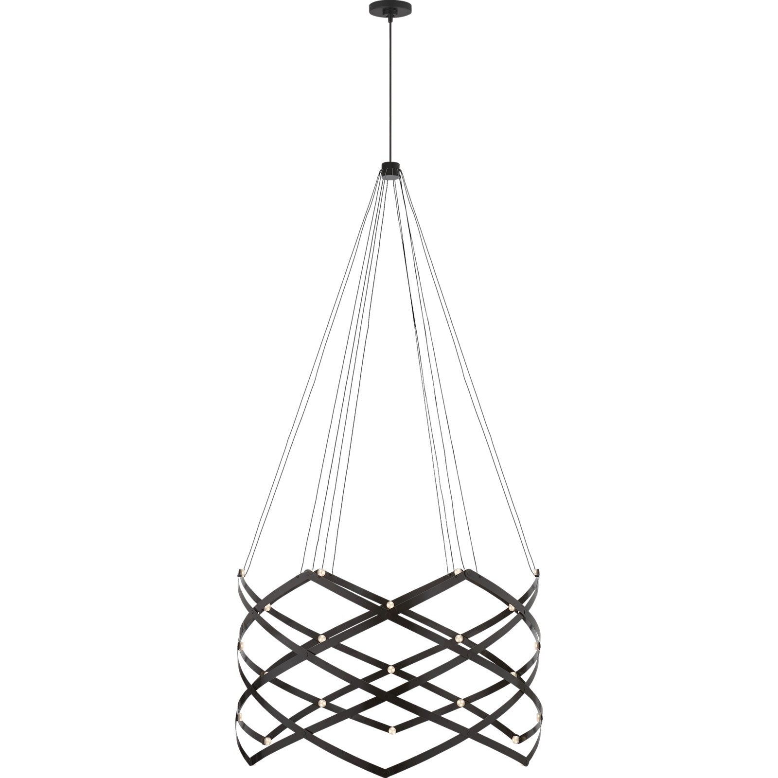 Interlace Expandable Chandelier - Visual Comfort Ceiling Lights