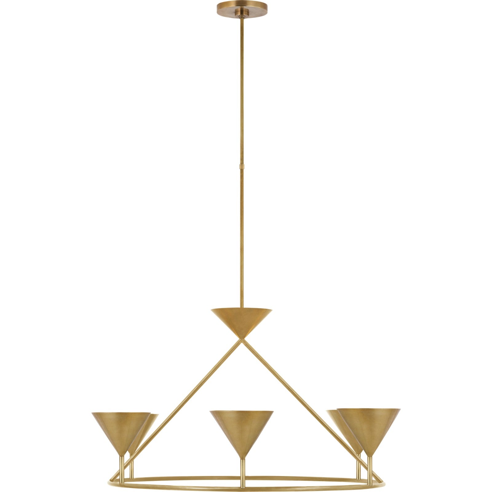Orsay Large Ring Chandelier - Visual Comfort Ceiling Lights