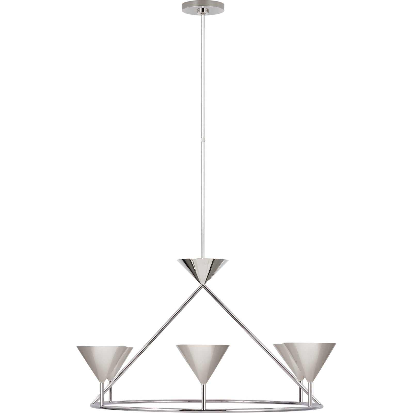 Orsay Large Ring Chandelier - Visual Comfort Ceiling Lights