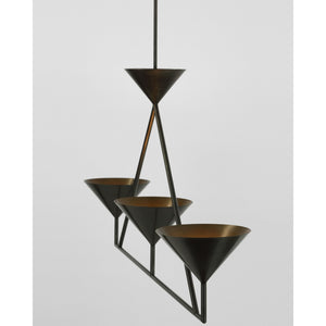 Orsay Medium 3-Light Linear Chandelier - Visual Comfort Ceiling Lights