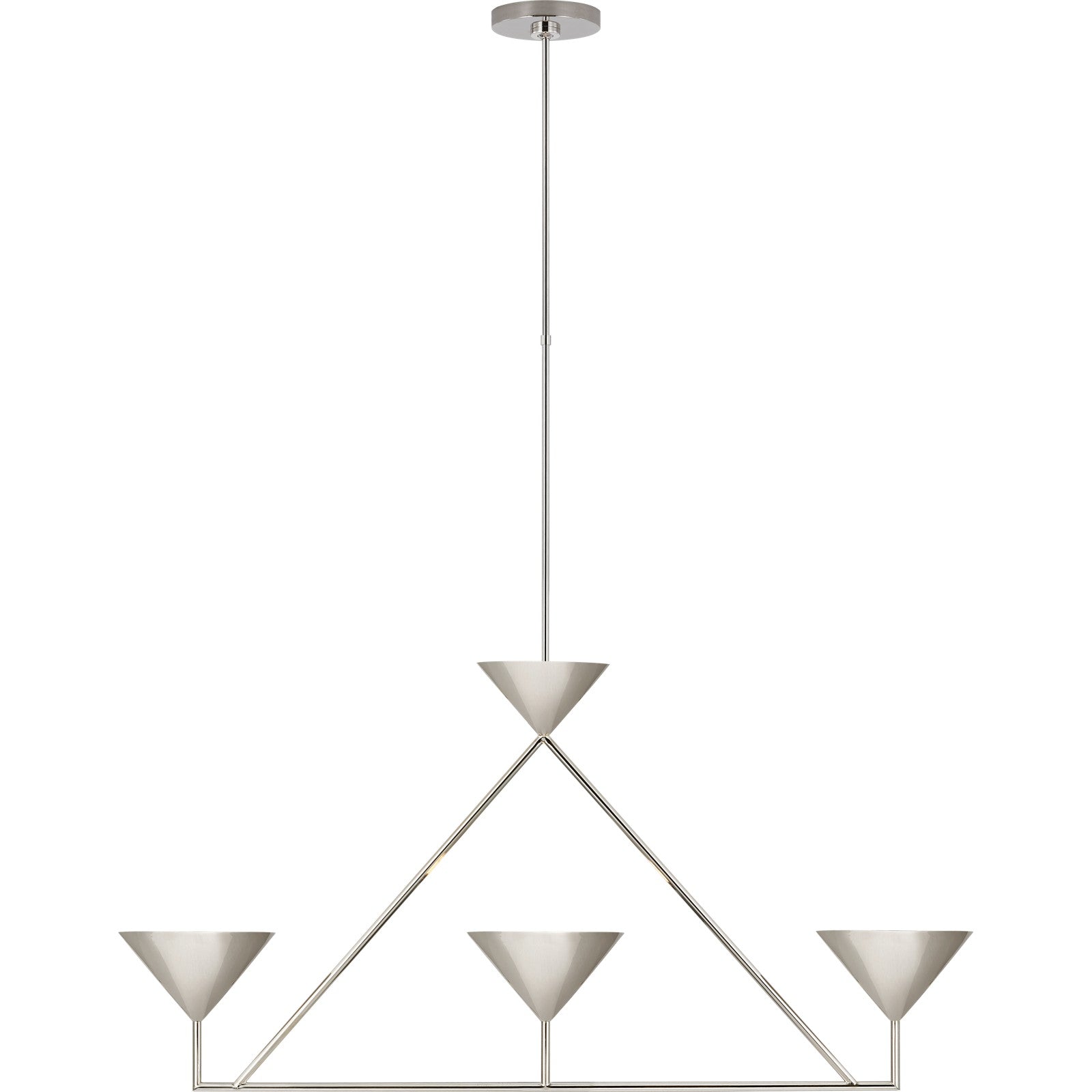 Orsay Medium 3-Light Linear Chandelier - Visual Comfort Ceiling Lights