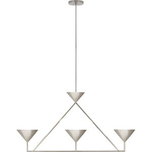 Orsay Medium 3-Light Linear Chandelier - Visual Comfort Ceiling Lights