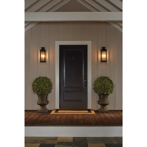 Pediment Medium Lantern Dark Weathered Zinc - Visual Comfort Outdoor Lighting