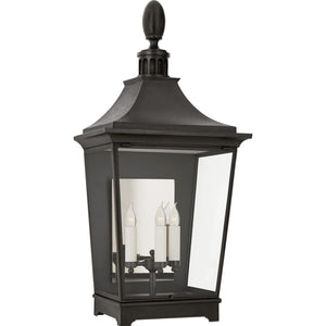 Rosedale Classic Large 3/4 Wall Lantern - Visual Comfort Outdoor Lighting