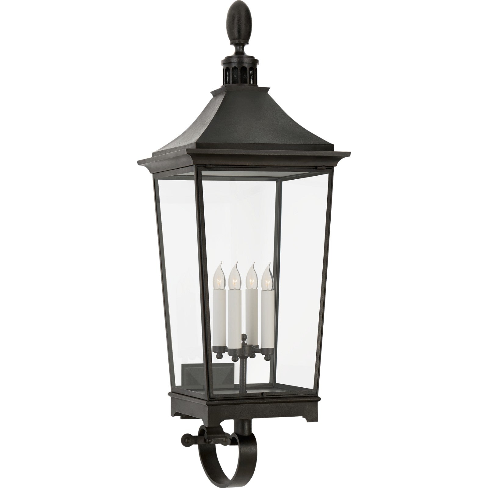 Rosedale Classic Large Tall Bracketed Wall Lantern - Visual Comfort Outdoor Lighting