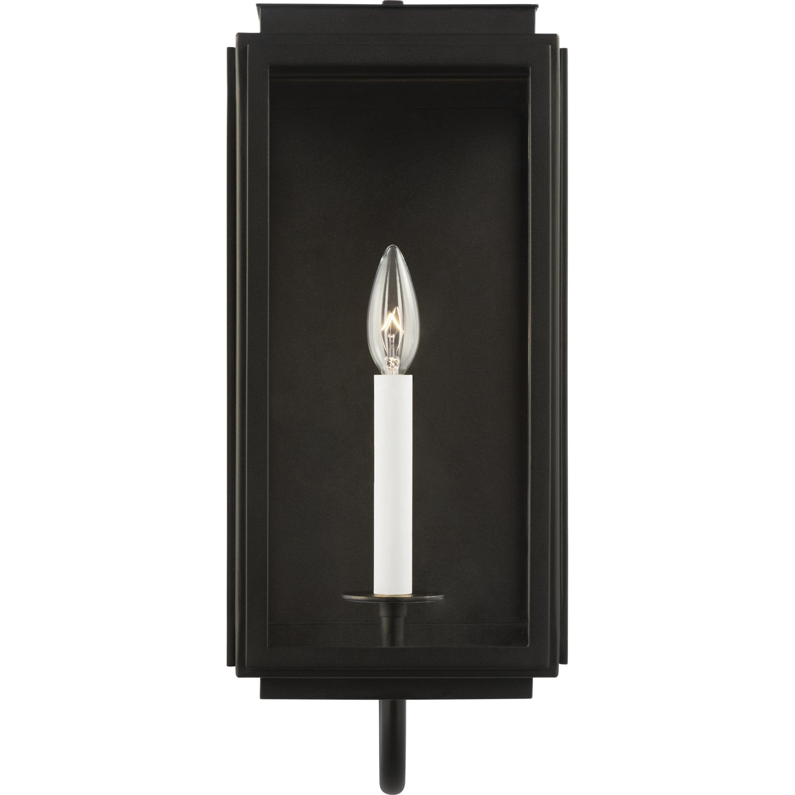 Edgar Medium Wall Lantern Textured Black - Ralph Lauren Outdoor Lighting