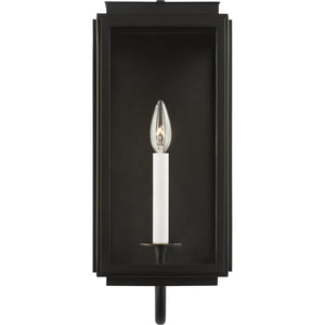 Edgar Medium Wall Lantern Textured Black - Ralph Lauren Outdoor Lighting