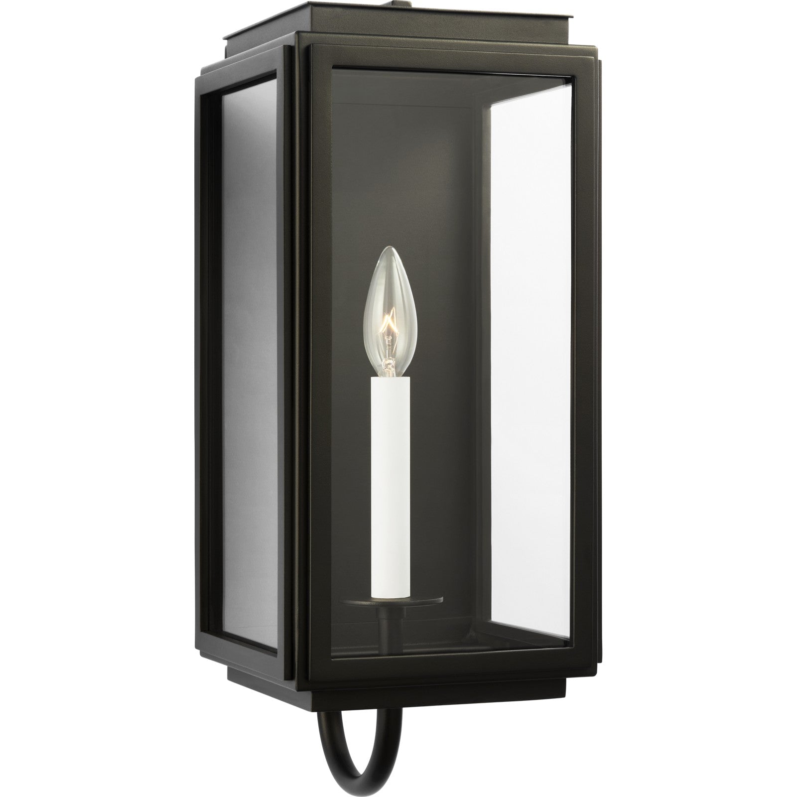 Edgar Medium Wall Lantern Textured Black - Ralph Lauren Outdoor Lighting