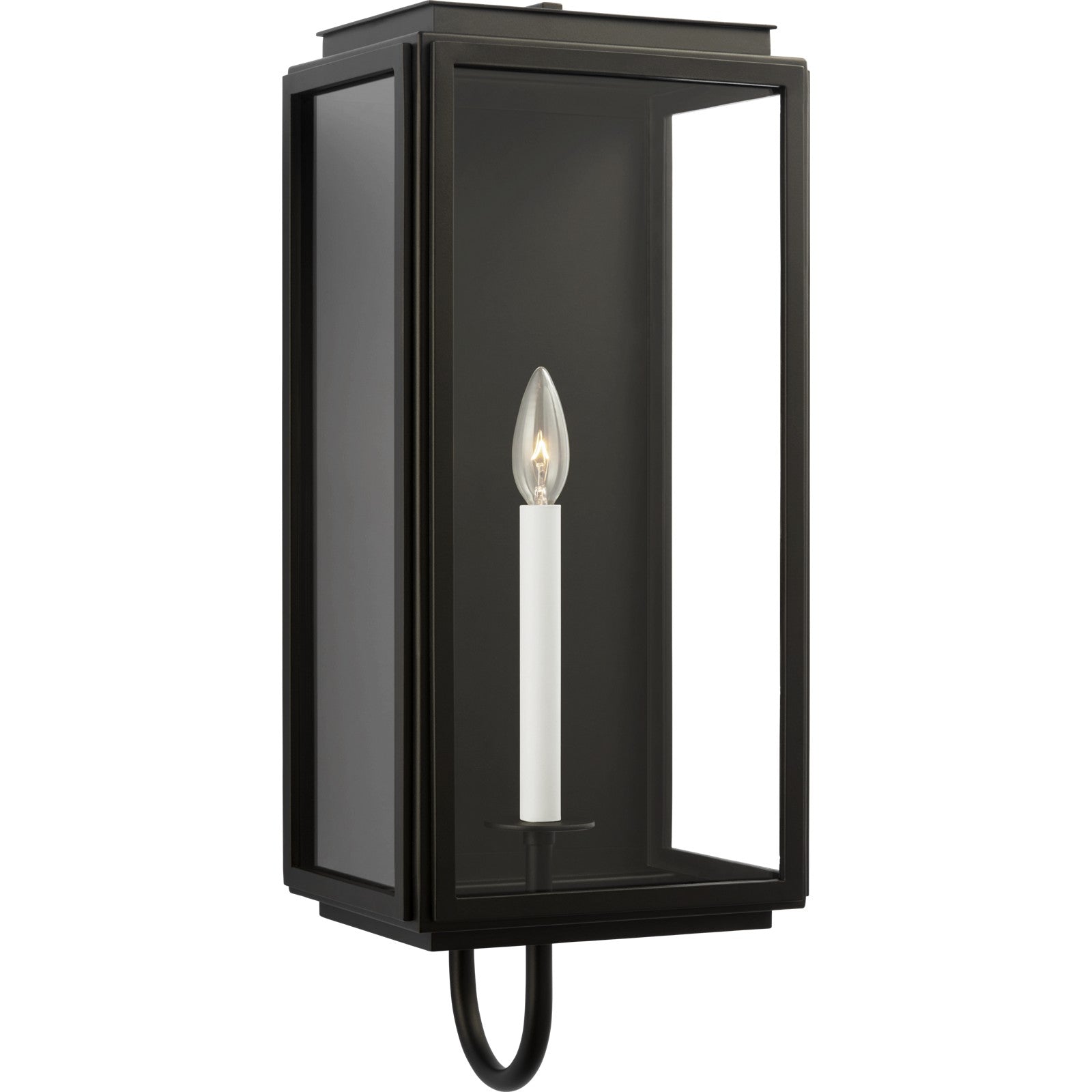 Edgar Large Wall Lantern Textured Black - Ralph Lauren Outdoor Lighting
