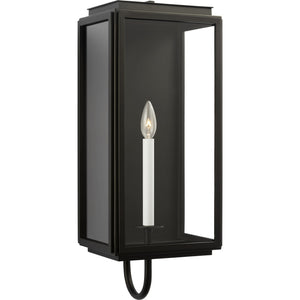 Edgar Large Wall Lantern Textured Black - Ralph Lauren Outdoor Lighting