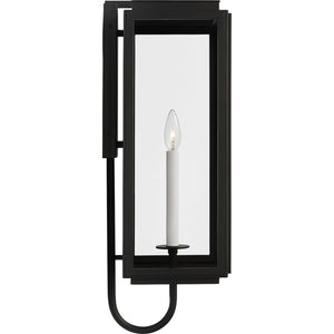 Edgar Large Wall Lantern Textured Black - Ralph Lauren Outdoor Lighting