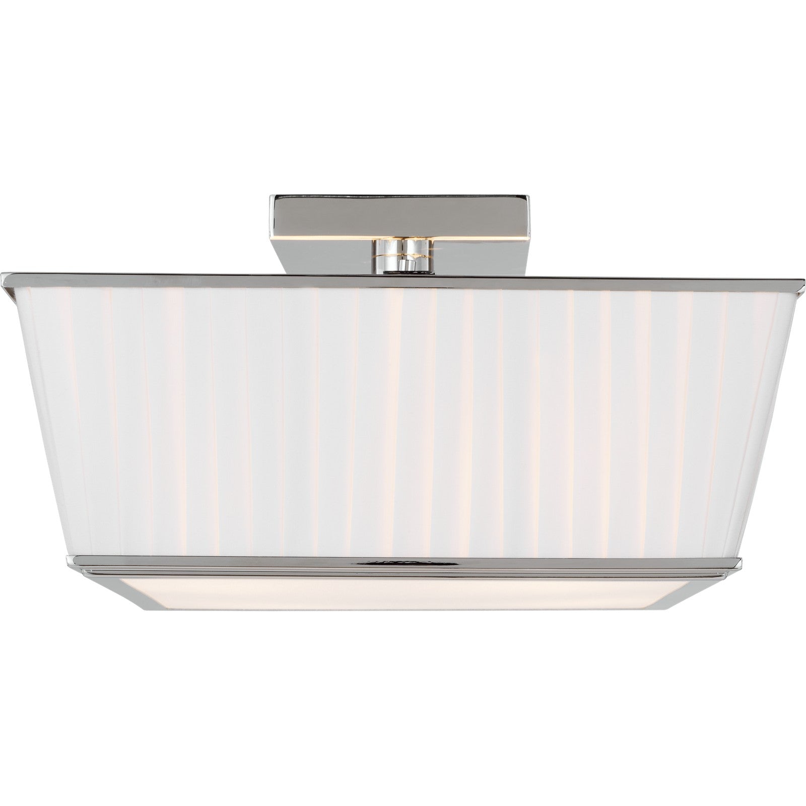 Esther Flush Mount Polished Nickel - Ralph Lauren Ceiling Lights