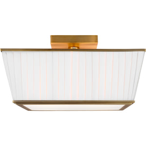 Esther Flush Mount Polished Nickel - Ralph Lauren Ceiling Lights