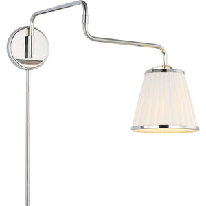 Esther Swing Arm Sconce Polished Nickel - Ralph Lauren Wall Lights