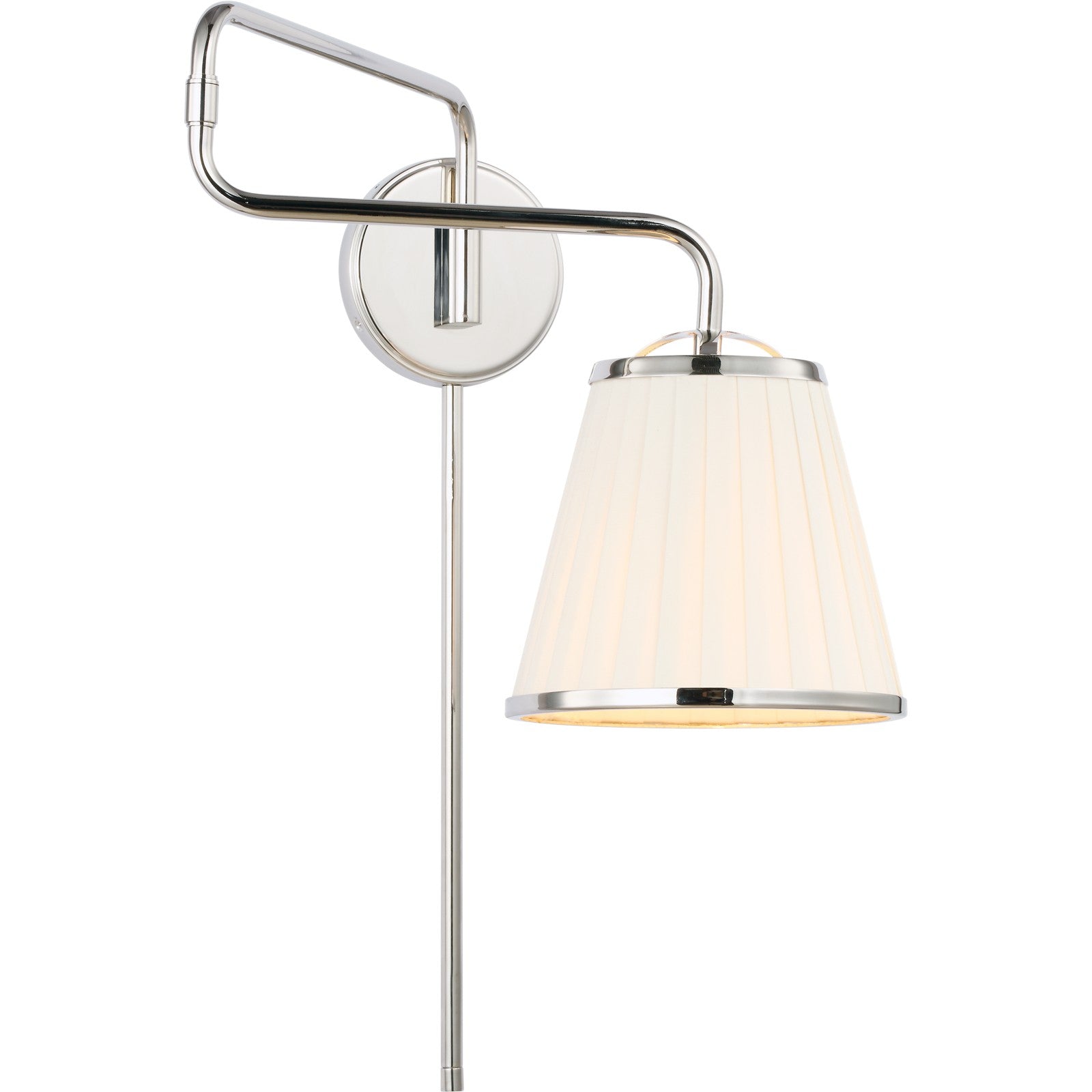 Esther Swing Arm Sconce Polished Nickel - Ralph Lauren Wall Lights