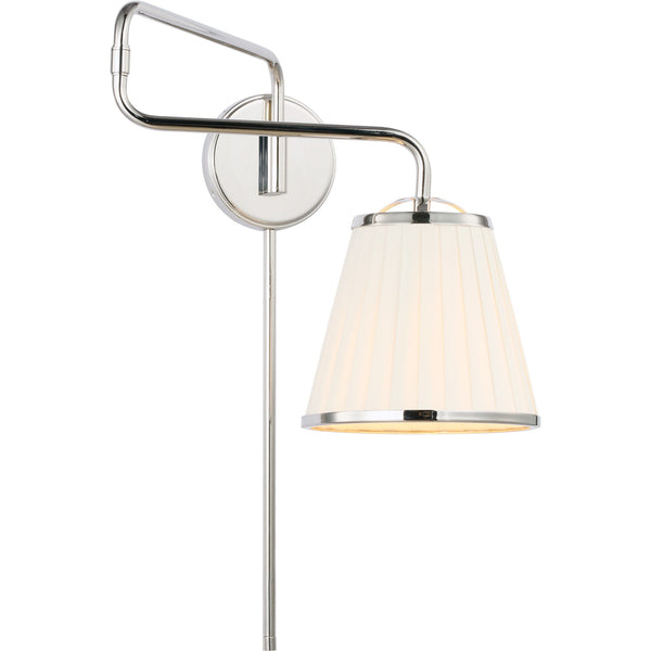Esther Swing Arm Sconce Polished Nickel - Ralph Lauren Wall Lights