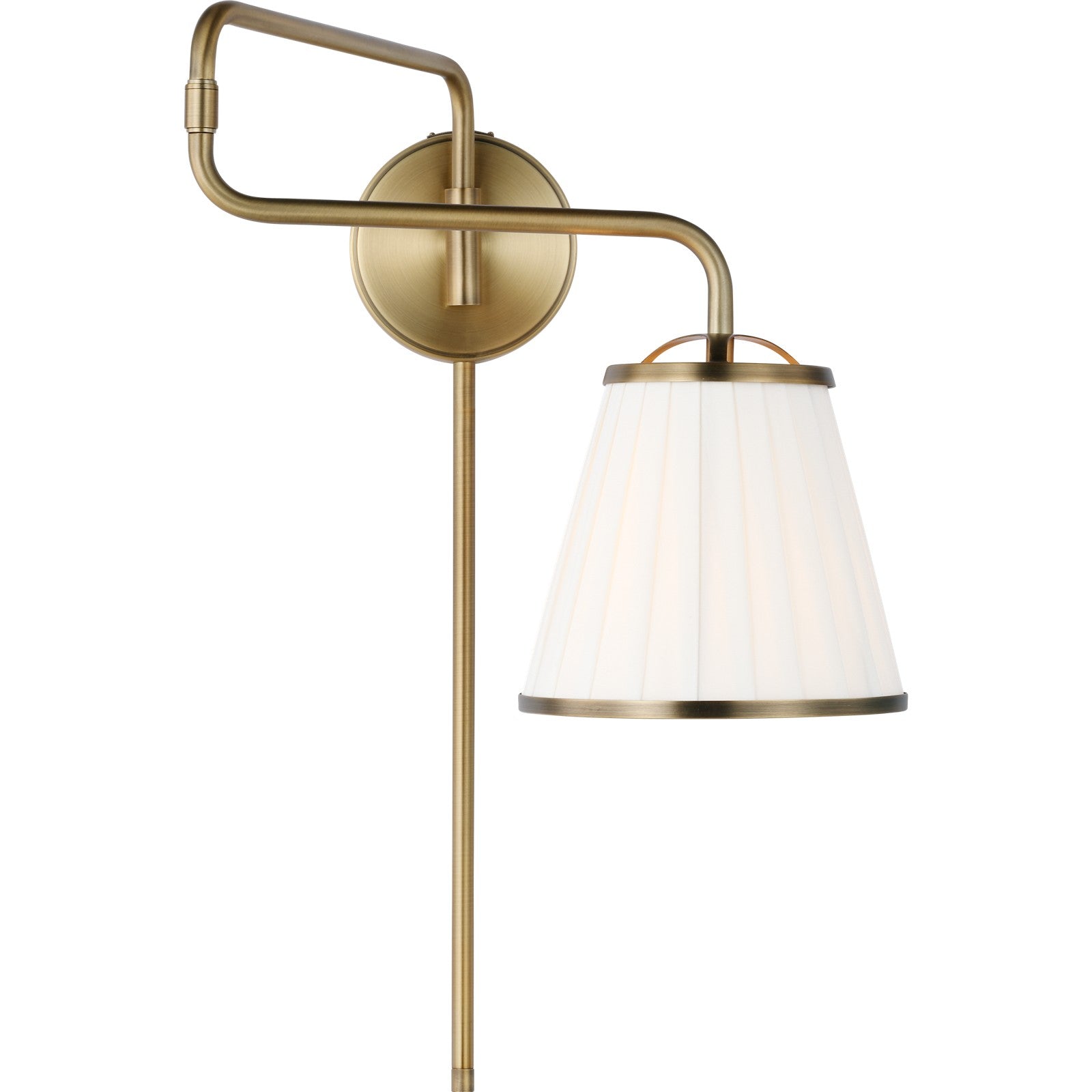 Esther Swing Arm Sconce Polished Nickel - Ralph Lauren Wall Lights