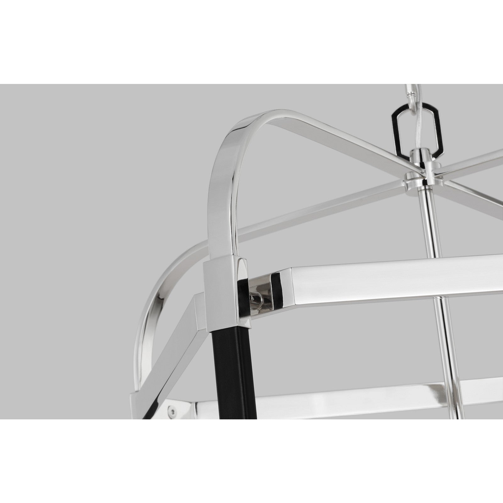 Hadley Large Lantern Polished Nickel - Ralph Lauren Ceiling Lights