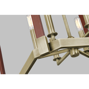 Hadley Large Lantern Polished Nickel - Ralph Lauren Ceiling Lights