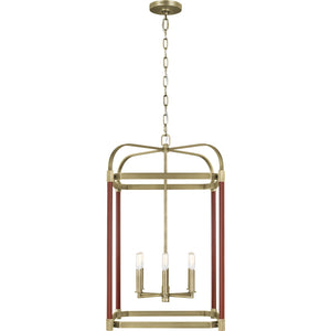 Hadley Large Lantern Polished Nickel - Ralph Lauren Ceiling Lights