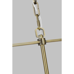 Hadley Linear Chandelier Polished Nickel - Ralph Lauren Ceiling Lights