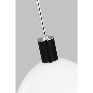 Hadley Medium Pendant Polished Nickel - Ralph Lauren Ceiling Lights