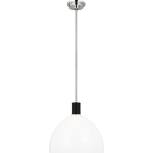 Hadley Medium Pendant Polished Nickel - Ralph Lauren Ceiling Lights
