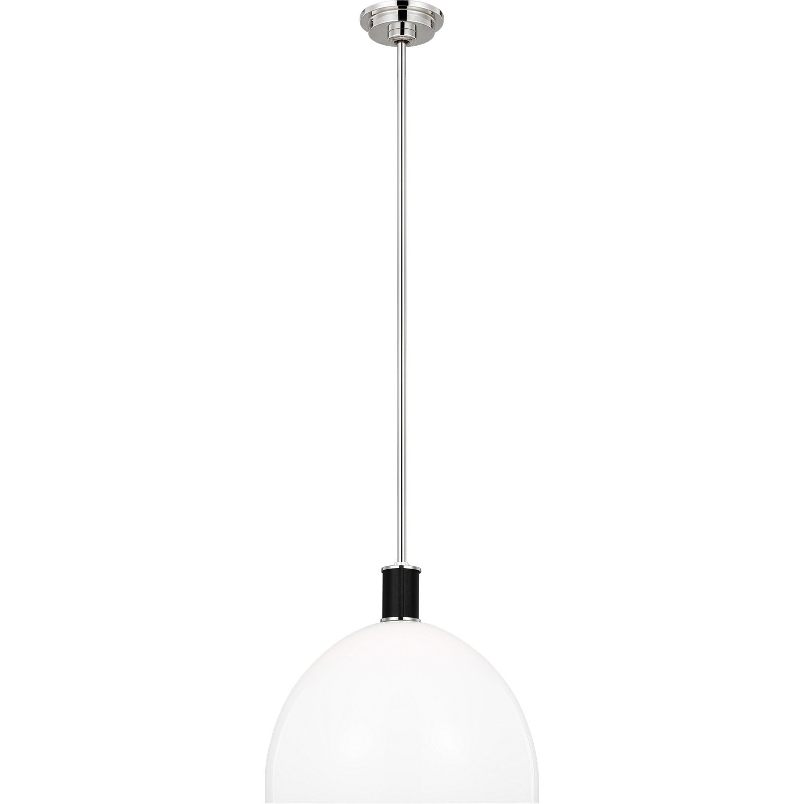 Hadley Large Pendant Polished Nickel - Ralph Lauren Ceiling Lights