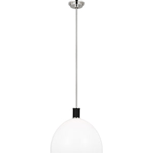 Hadley Large Pendant Polished Nickel - Ralph Lauren Ceiling Lights
