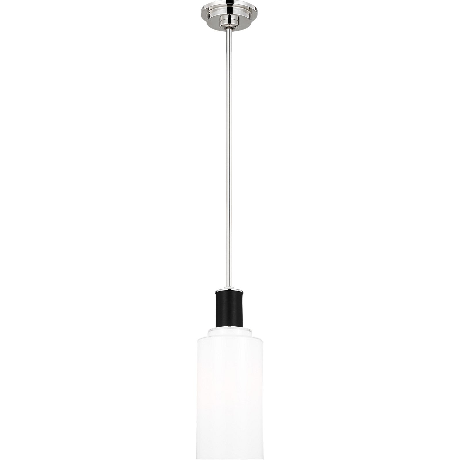 Hadley Tall Pendant Polished Nickel - Ralph Lauren Ceiling Lights
