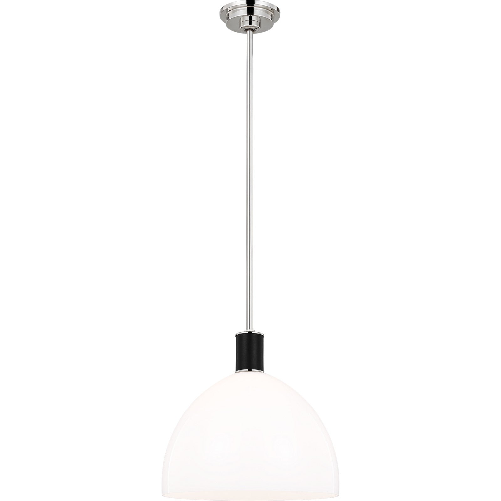 Hadley Medium Pendant Polished Nickel - Ralph Lauren Ceiling Lights