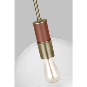 Hadley Large Pendant Polished Nickel - Ralph Lauren Ceiling Lights
