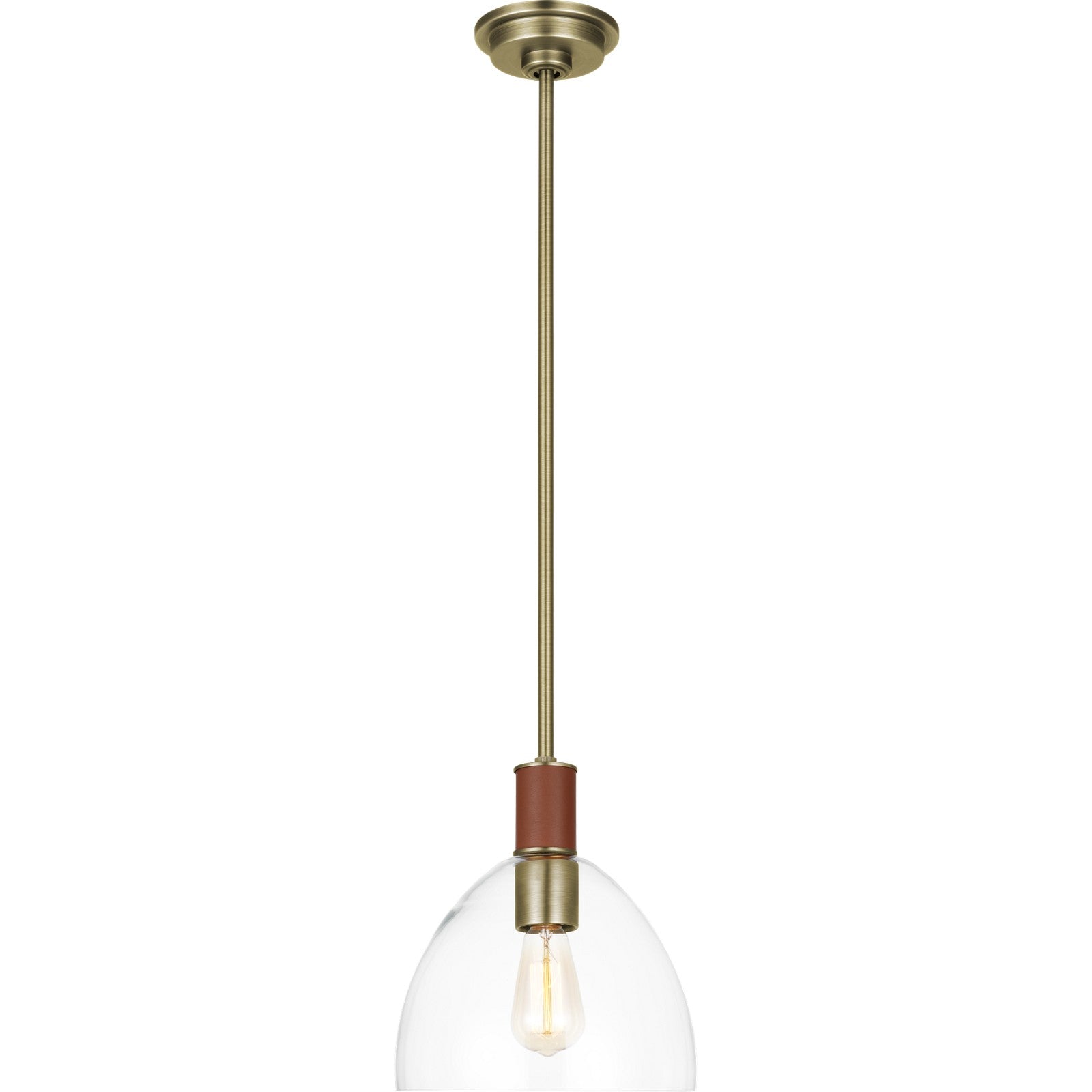 Hadley Small Pendant Polished Nickel - Ralph Lauren Ceiling Lights