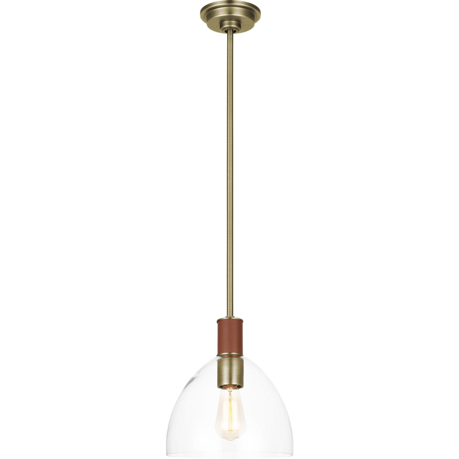 Hadley Small Pendant Polished Nickel - Ralph Lauren Ceiling Lights