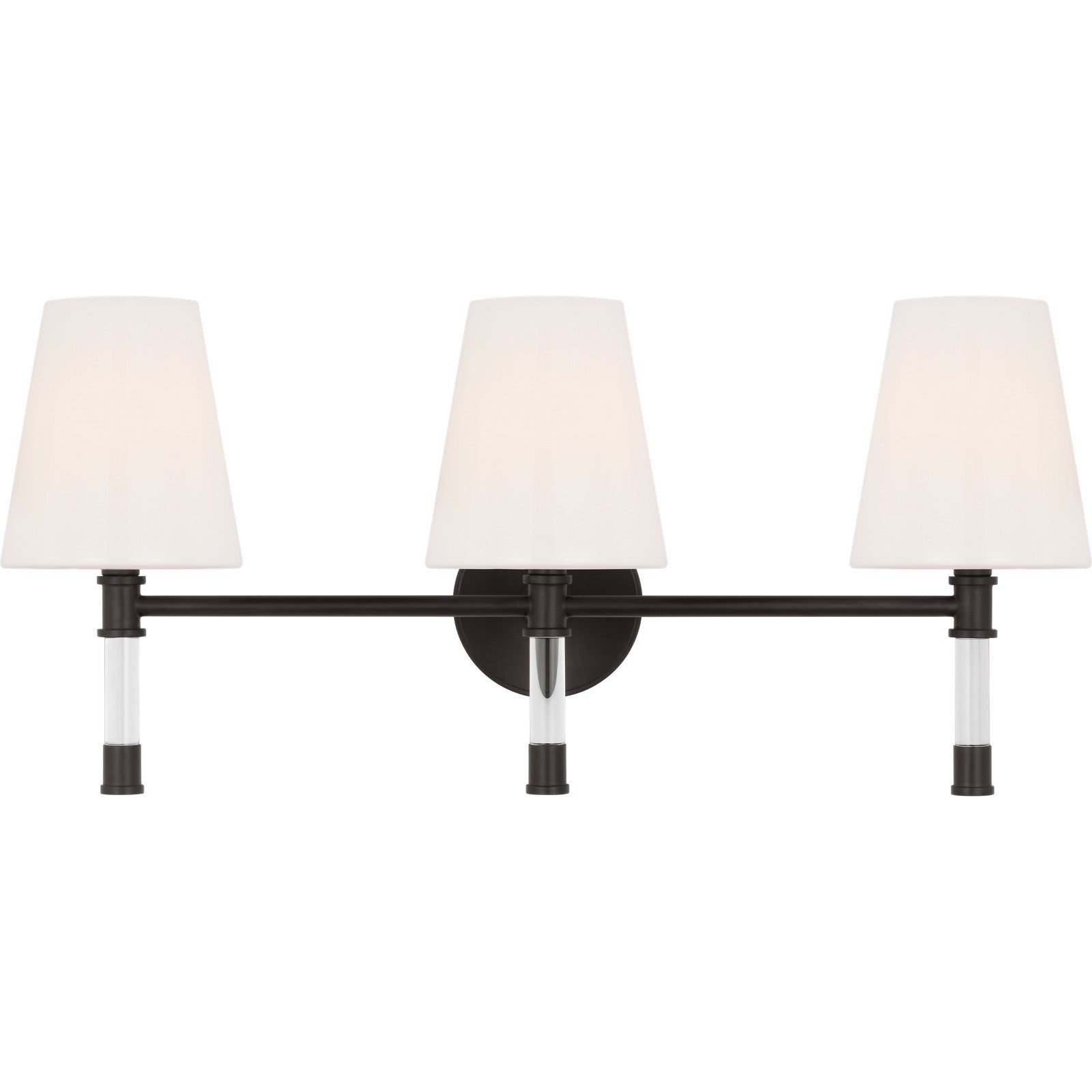 Hanover 3 - Light Vanity Burnished Brass - Visual Comfort Wall Lights
