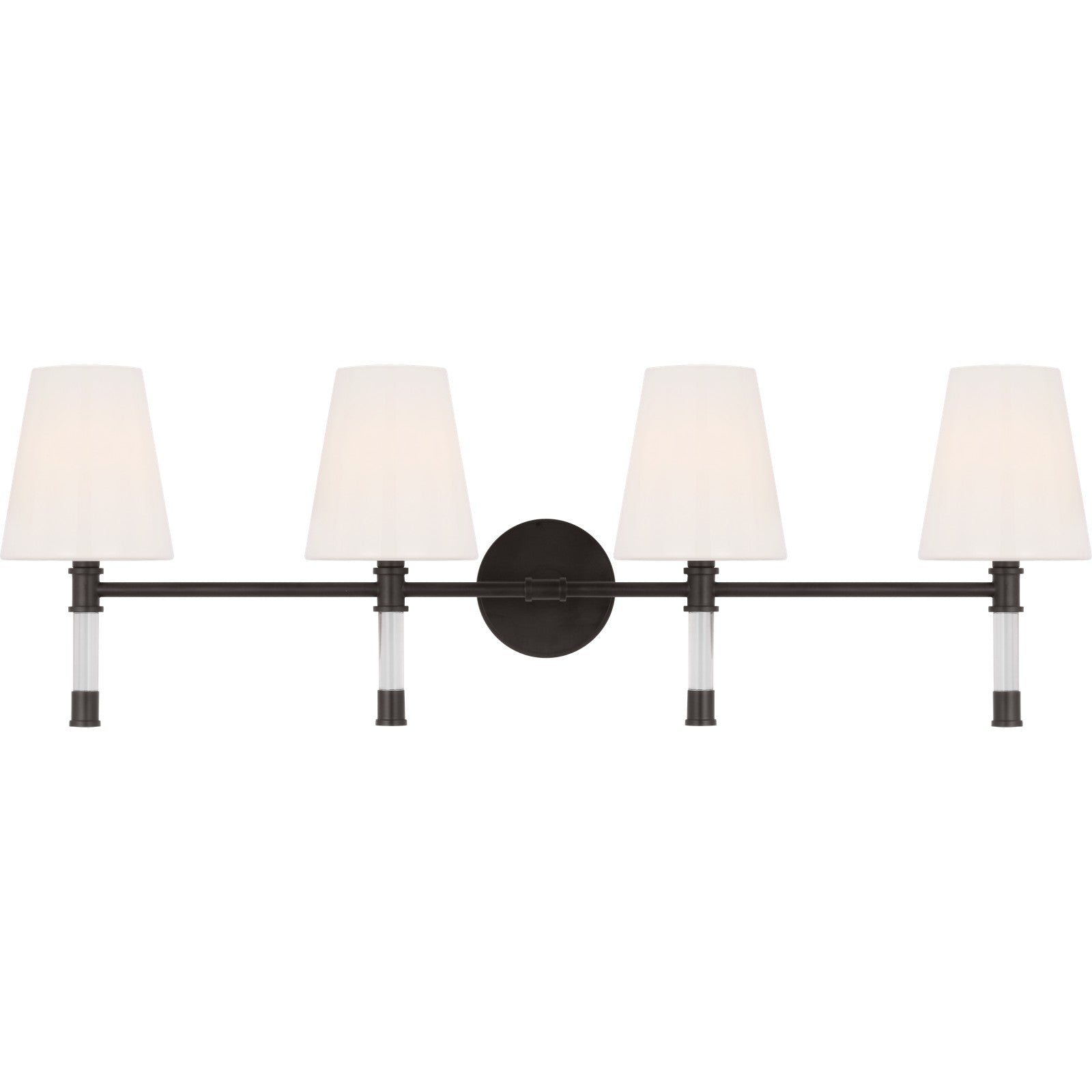 Hanover 4 - Light Vanity Burnished Brass - Visual Comfort Wall Lights