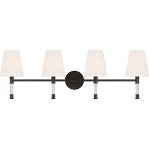 Hanover 4 - Light Vanity Burnished Brass - Visual Comfort Wall Lights