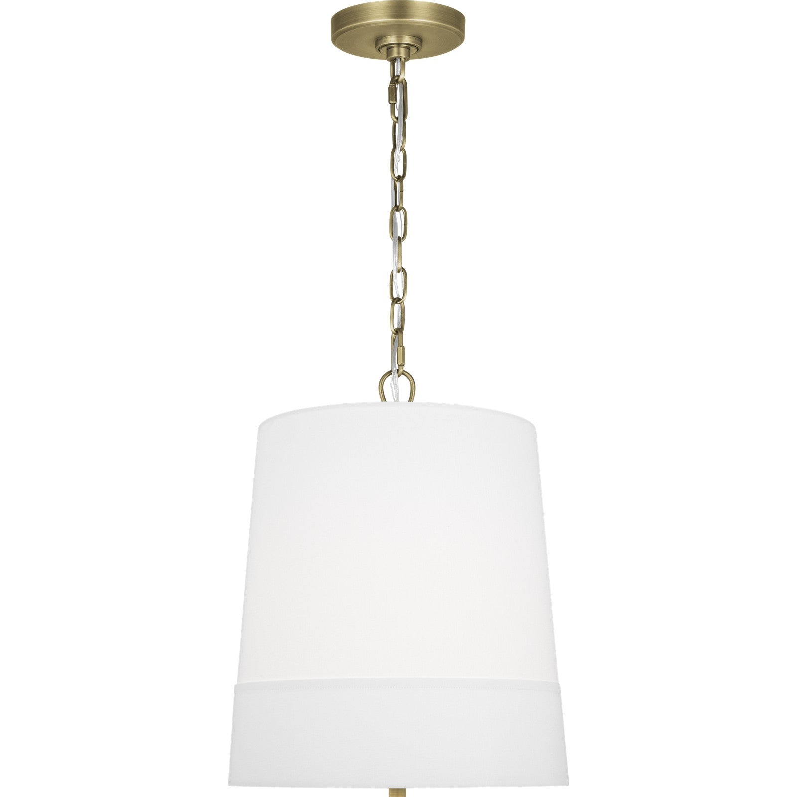 Ivie Medium Pendant Time Worn Brass - Ralph Lauren Ceiling Lights