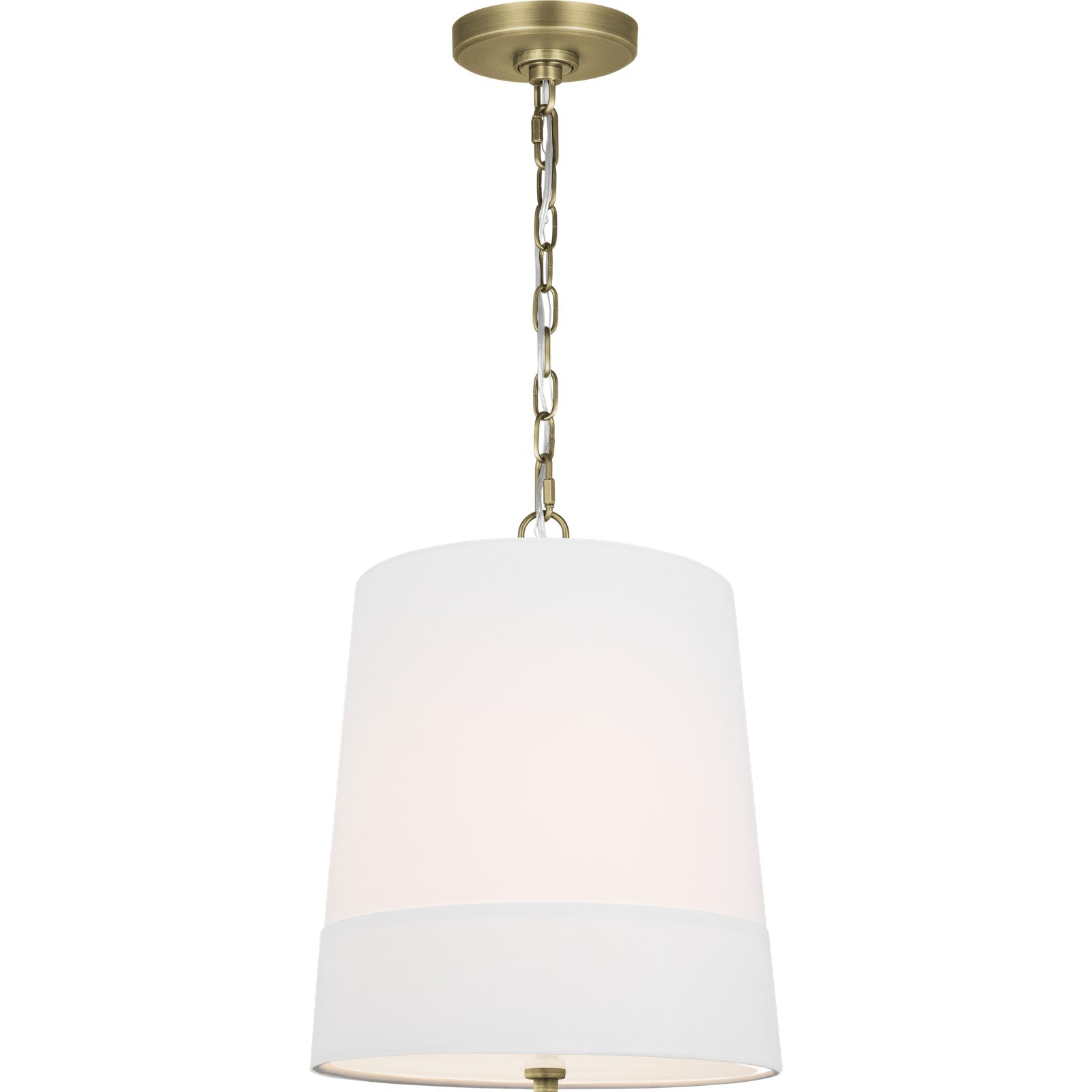 Ivie Medium Pendant Time Worn Brass - Ralph Lauren Ceiling Lights