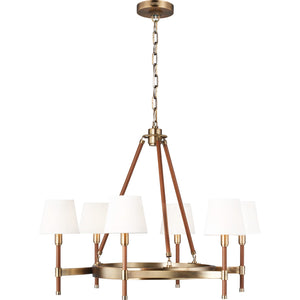 Katie Medium Chandelier Time Worn Brass - Ralph Lauren Ceiling Lights
