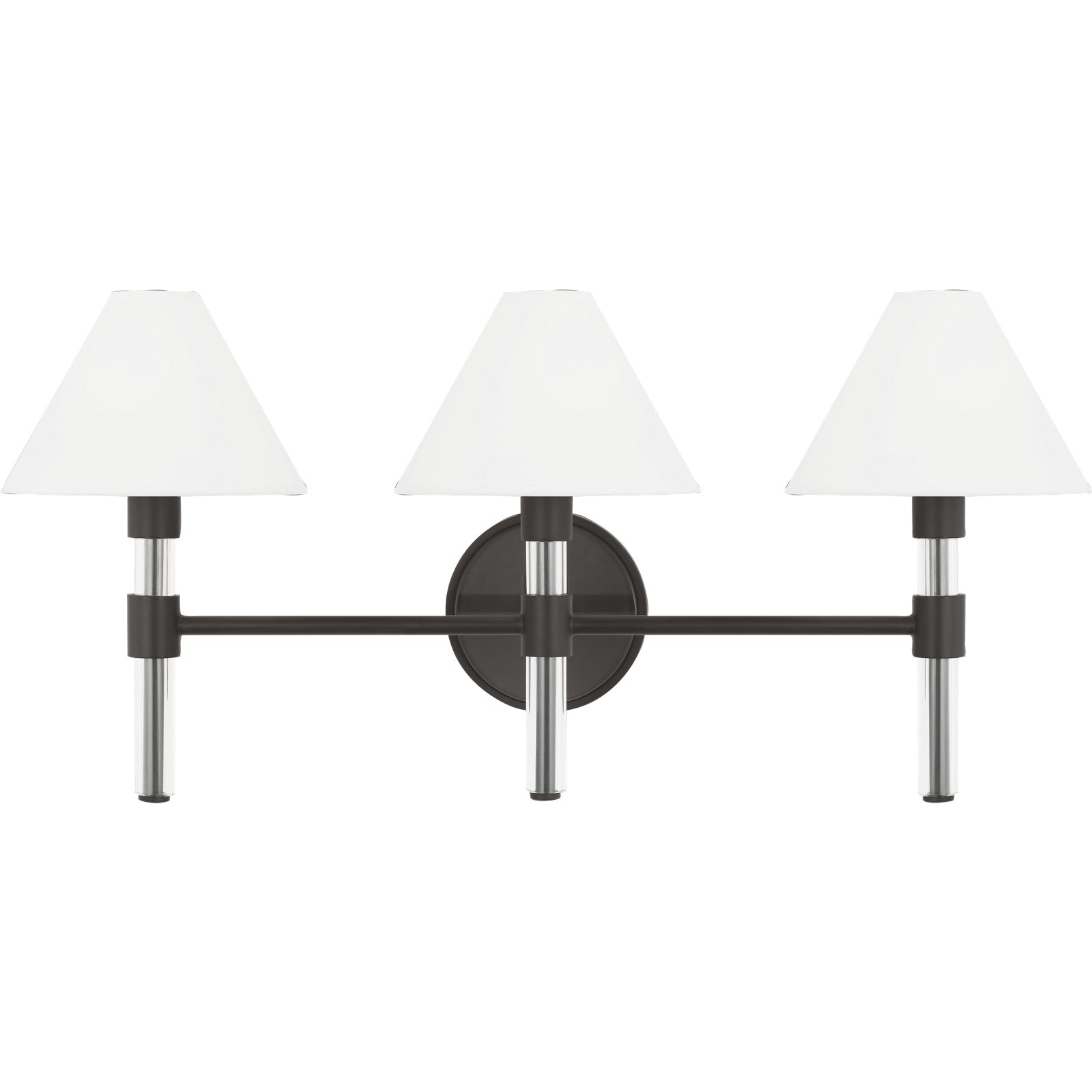 Robert 3 - Light Vanity Polished Nickel - Ralph Lauren Wall Lights
