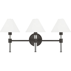 Robert 3 - Light Vanity Polished Nickel - Ralph Lauren Wall Lights