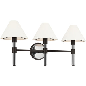 Robert 3 - Light Vanity Polished Nickel - Ralph Lauren Wall Lights