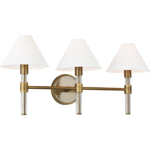 Robert 3 - Light Vanity Polished Nickel - Ralph Lauren Wall Lights